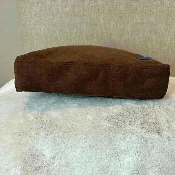 NWOT Bella Russo Faux Suede Slouch Bag 16x12x3.5 - Picture 6 of 9